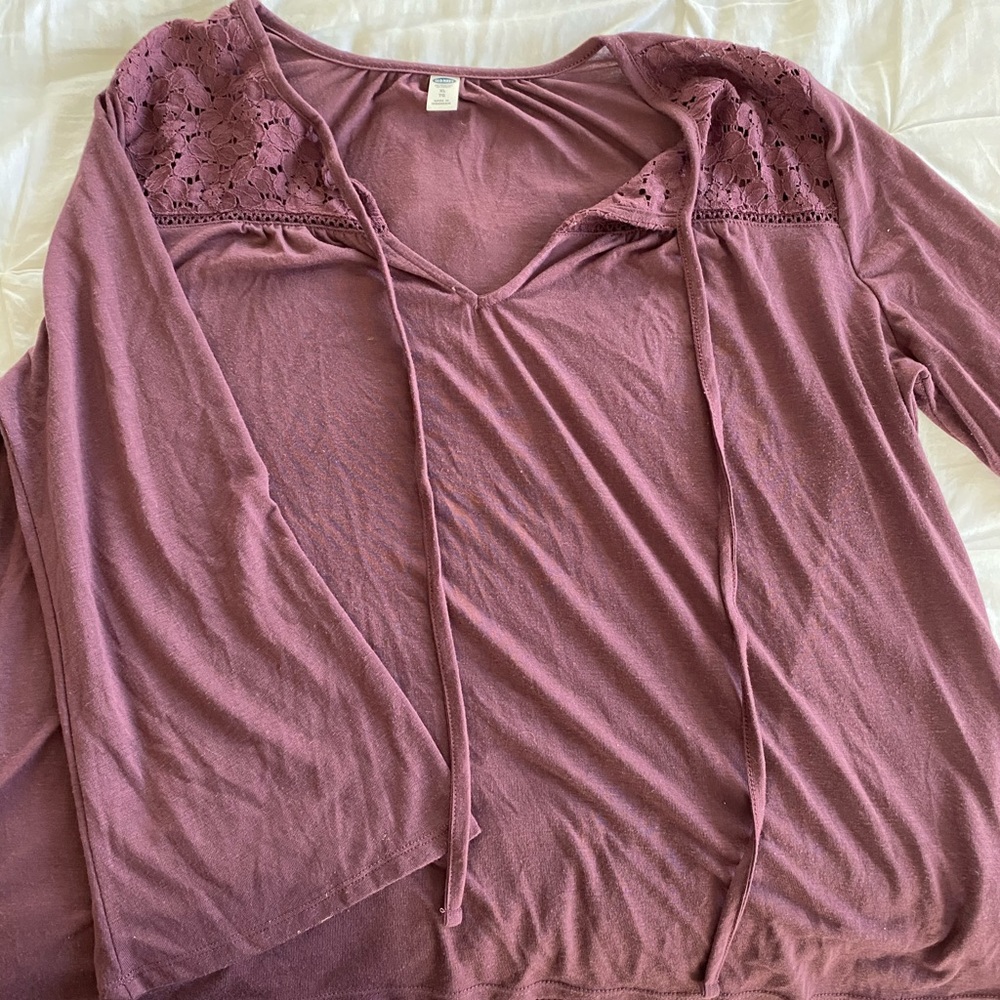 Old Navy Purple 3/4 sleeve top!